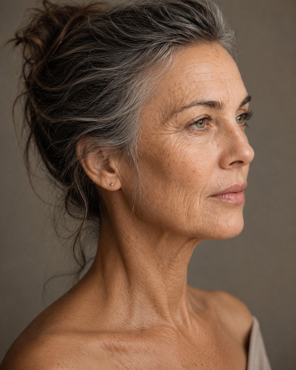 Volto femminile maturo